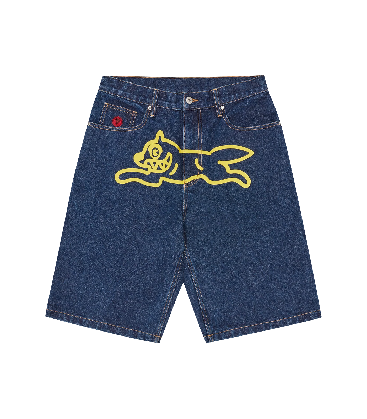 RUNNING DOG DENIM SHORTS - INDIGO