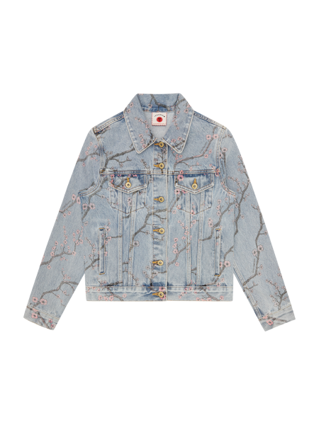WOMENS SAKURA DENIM TRUCKER JACKET