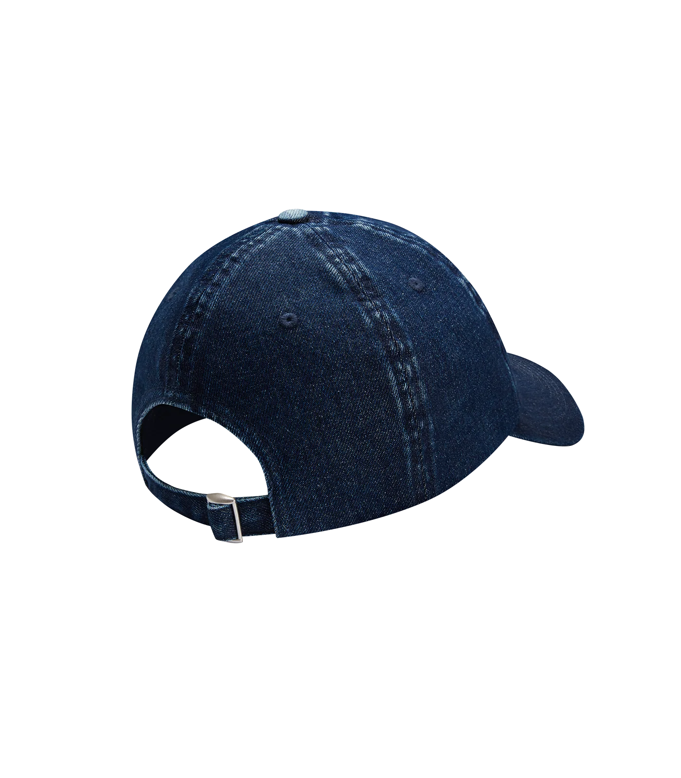 DISTRESSED RUNNING DOG DAD CAP - INDIGO
