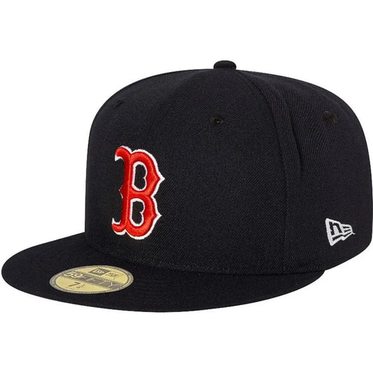 NEW ERA CAP-59FIFTY BOSTON RED SOX BLK/WHT