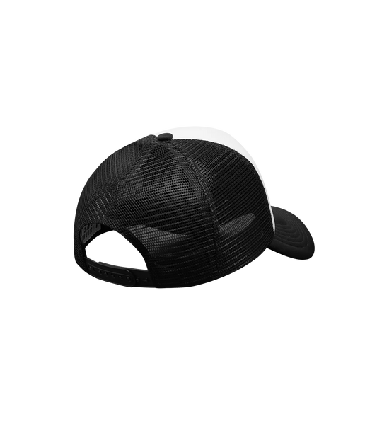 RUNNING DOG TRUCKER HAT - BLACK