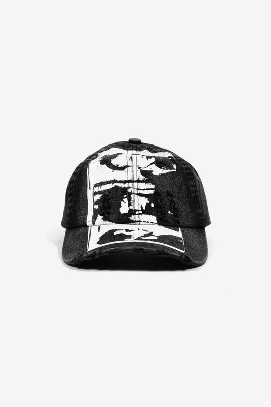 TAUNT RIPPED CAP-BLACK