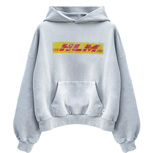 DELIVERY VINTAGE GREY HOODIE